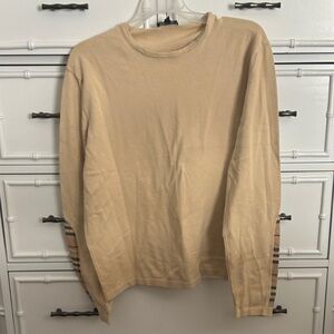 Burberry Cream Knit Top